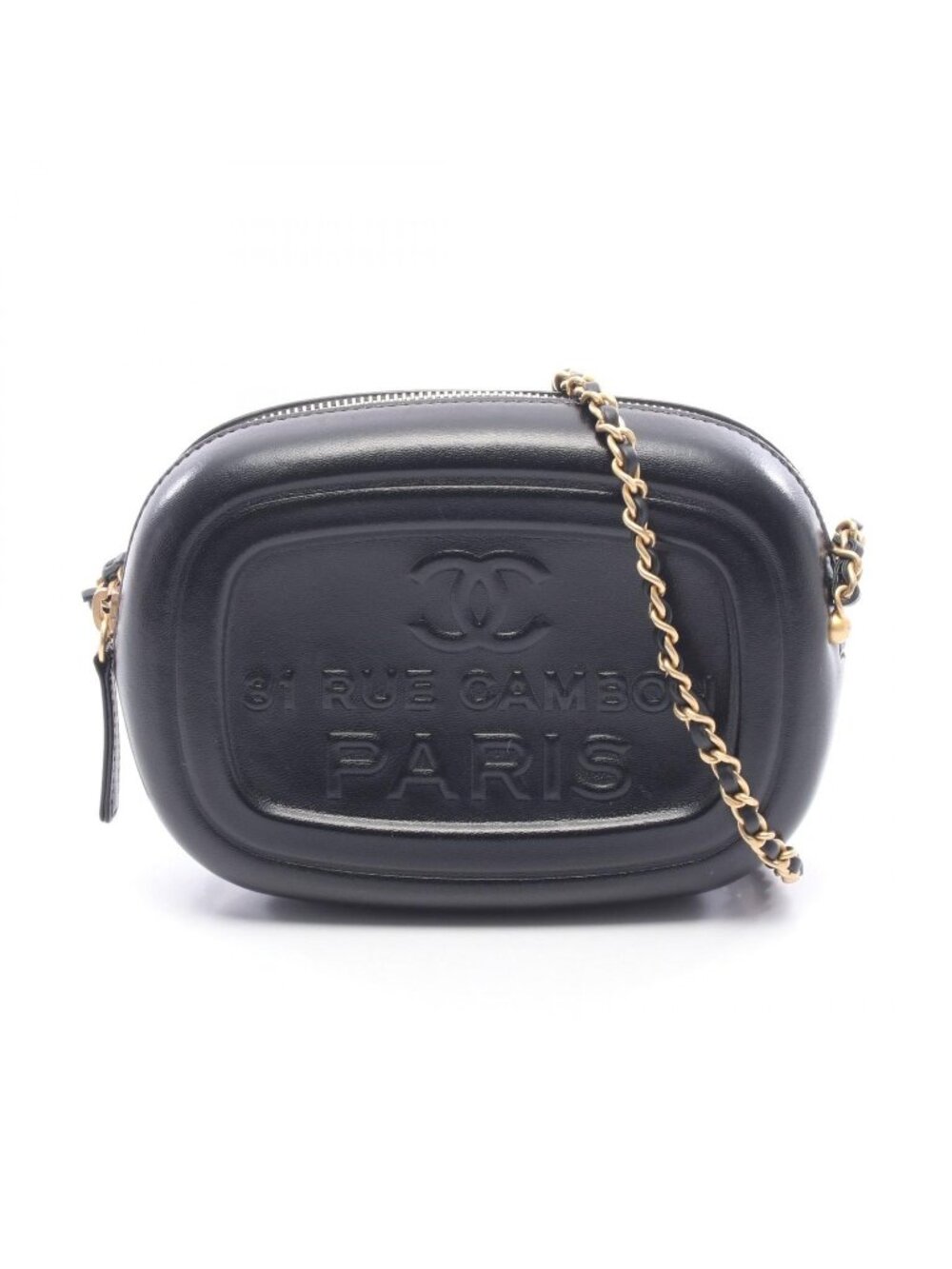 Chanel Shoulder Bag Mini Black Lambskin